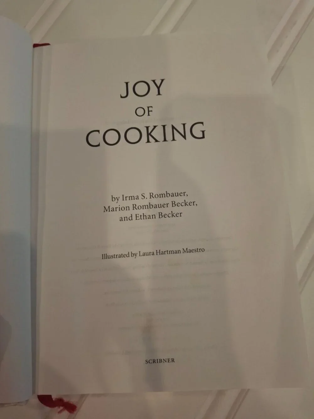 Joy of Cooking 1997 Hardcover Rombauer Becker Scribner Classic Recipe Cookbook